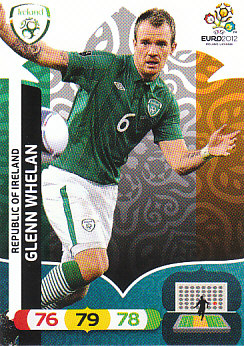 Glenn Whelan Republic of Ireland Panini UEFA EURO 2012 #183